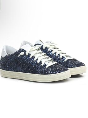 P448 Jack low top Sneaker in Eli Royal Glitter Size 40